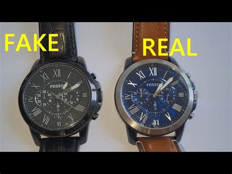 fossil watch original vs fake amazon|how to find out if watches are original.